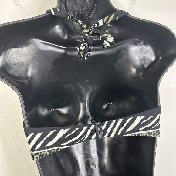 NWT Bruno Banani Mixed Animal Print 2 Piece Bikini Swim Suit - Picture 6 of 15